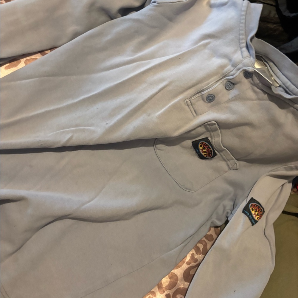 long sleeve men’s tee blue